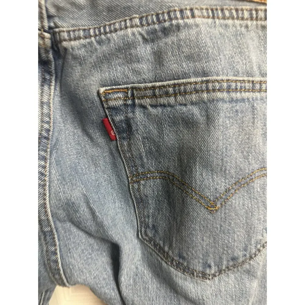 Vintage Levi's 501 XX Button Fly Jeans 34x 32 Made Mexico 100% Cotton Red Label